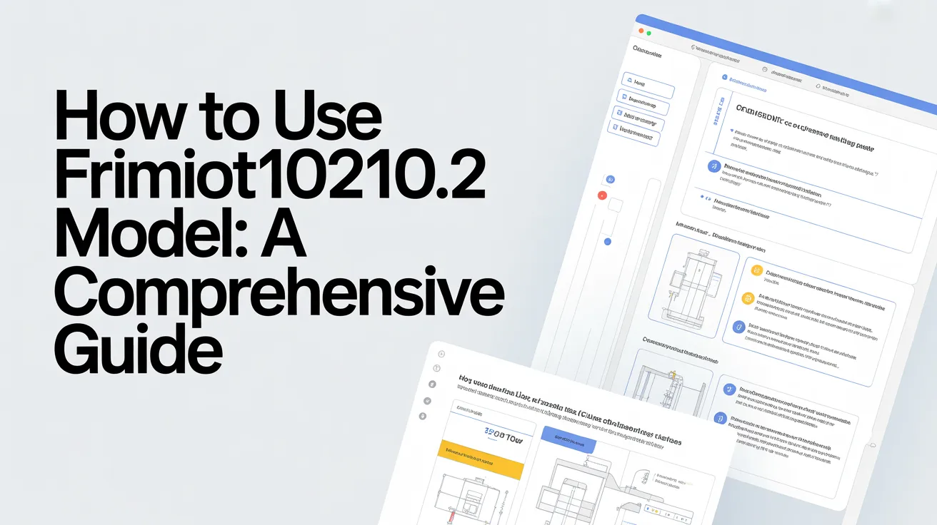 how to use frimiot10210.2 model